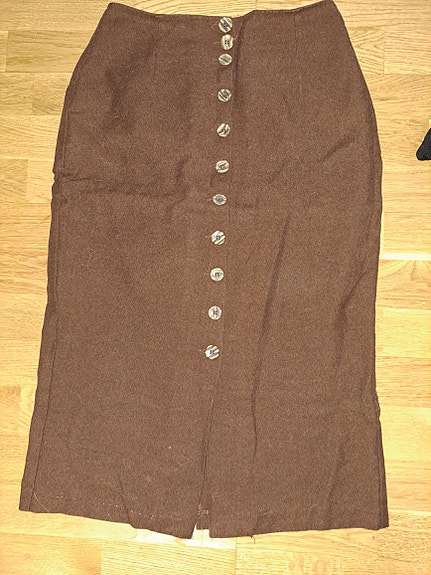 Ruskea hame koko 38