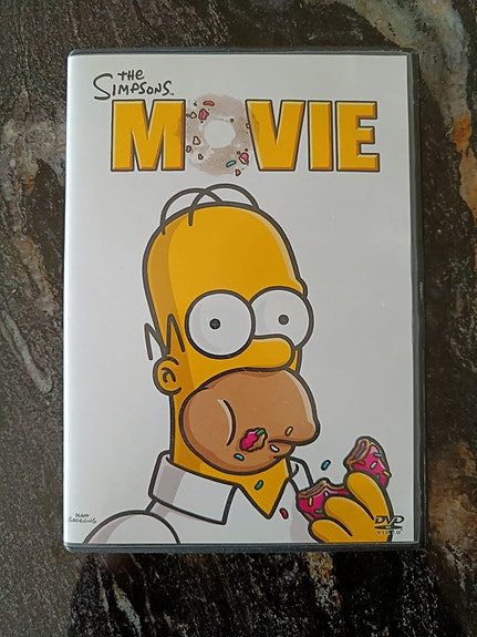 The Simpsons movie DVD