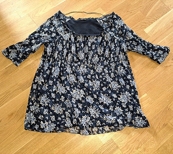 Sininen pitsi paita XXL /56