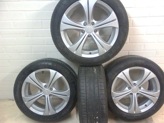 Kesärenkaat 225/50/17" ford/volvo vanteilla