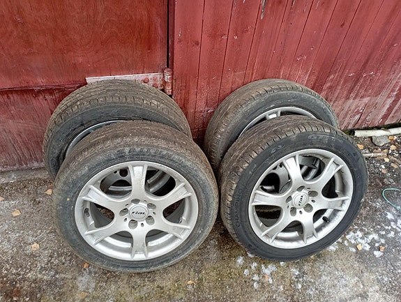 Alumiini vanteet kesärenkailla 185 55 15. 5x100 jako
