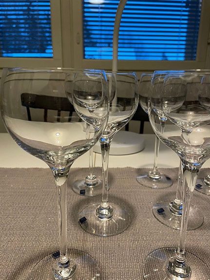 Nuutajärven Aurora punaviinilasi 22 cl, 9 kpl