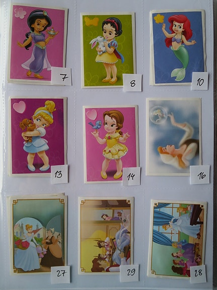 Disney Pretty Princess Panini tarrat