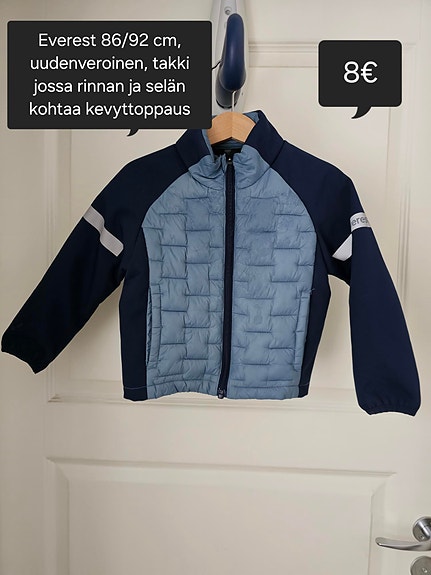 Everest 86/92 cm osittain topattu takki