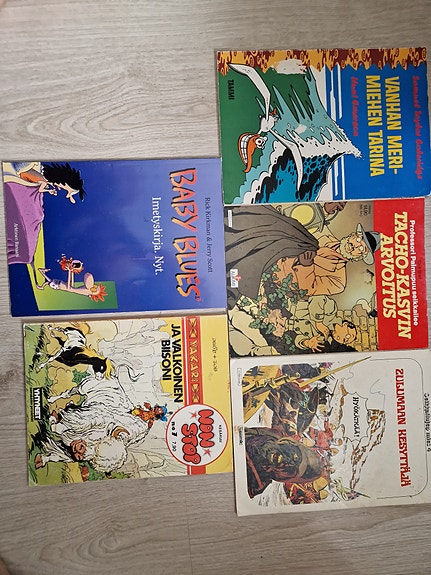 Sarjakuva albumit 5kpl