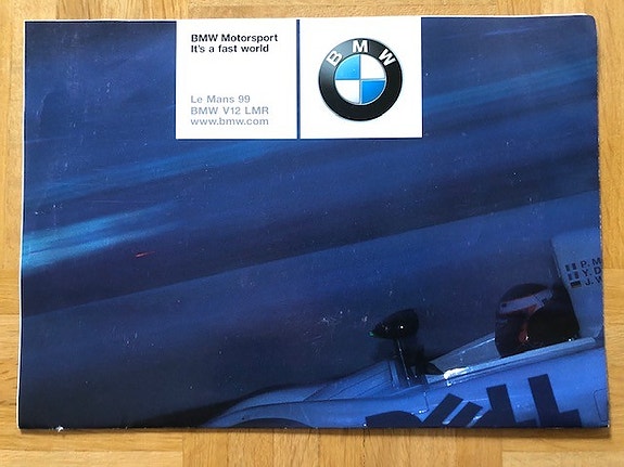 Esite BMW V12 LMR Le Mans vuodelta 1999
