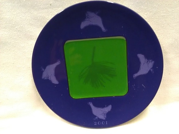 Arabia Art Plate Flora & Fauna 2001 seinälautanen