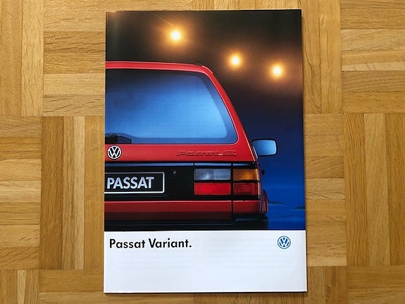 Esite Volkswagen Passat mk3 Variant 1992, sis. myös VR6, VW VAG