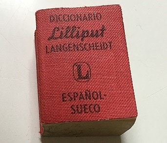 Lilliputti sanakirja Espanja Ruotsi espanol sueco