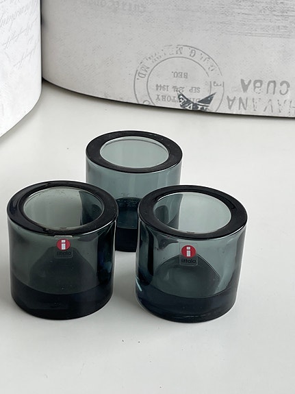 Marimekko Iittala Kivi lyhty harmaa