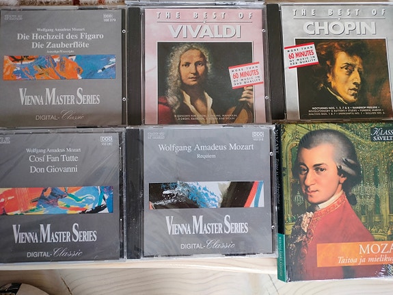 Lahjaksi Uudet CD:t Klassista musiikkia