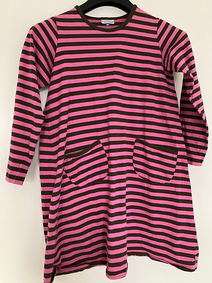 Marimekko tasaraita mekko 152-158 cm