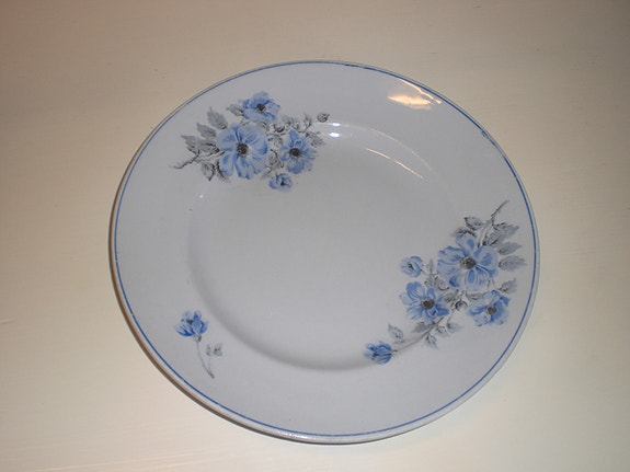 Arabia Sininen unikko lautanen 26cm