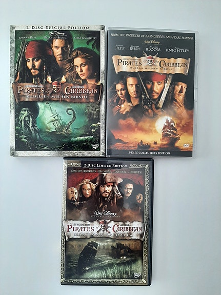 Pirates of the caribbean dvd
