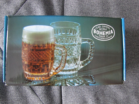 Bohemia kristallia, oluttuopit