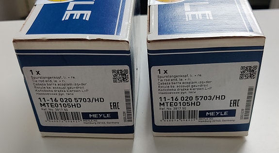 MEYLE 11-16 020 5703/HD Raidetangon päät. CITROEN/PEUGEOT.