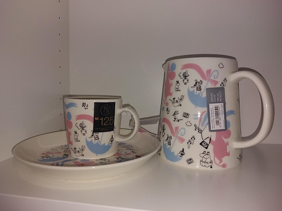 Stockmann muumi 125 v.lautanen ja kannu