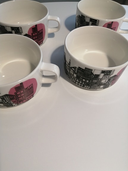 Marimekko Oiva puutarha teekupit