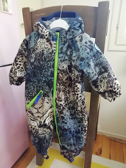 Uusi Racoon lumileopardi toppahaalari 74cm