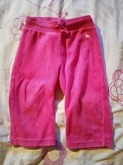 74 cm velourhousut