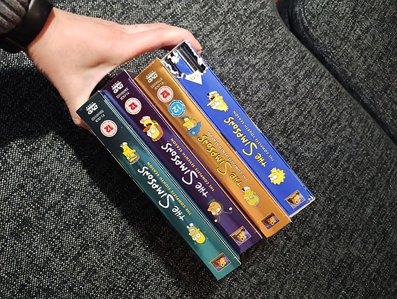 Simpsons DVD kaudet 4, 7, 8, 10