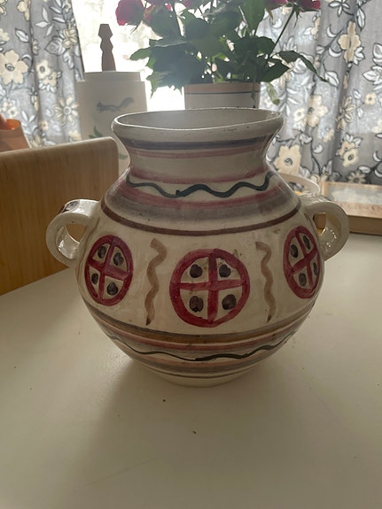 Kupittaan savi maljakko