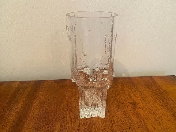 Iittala Minerva maljakko, kirkas.