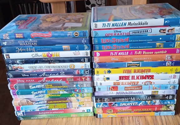 Lasten dvd-elokuvat katso lista