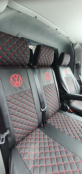 VW Transporter T5-T6 Istuinsuojat 2+1