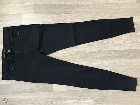 Zara skinny housut 34 XS tummansiniset