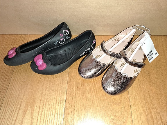 UUDET ballerinat 34 ja Hello Kitty crocs 4