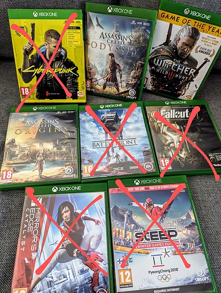 Xbox One pelejä