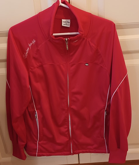 Umbro pinkki verkkatakki