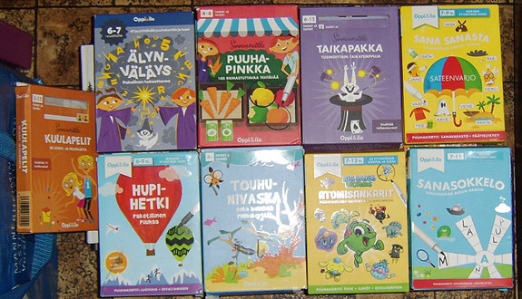 Oppi & ilo paketteja