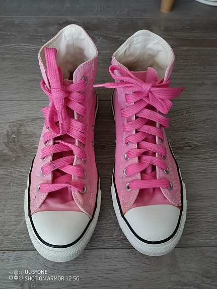 Converse 40/25.5cm pinkit tennarit