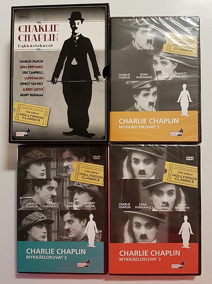 Charlie Chaplin mykkäelokuvat box, UUSI