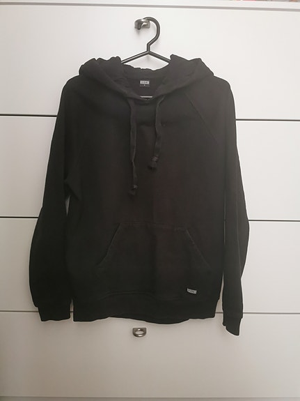 R-collection musta huppari, S