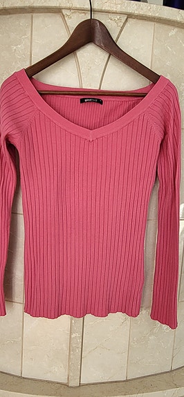 Gina Tricot neule pinkki/punainen