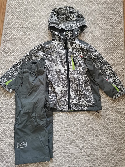 Välikausitakki ja housut 90 cm