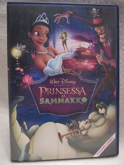 Prinsessa ja sammakko dvd