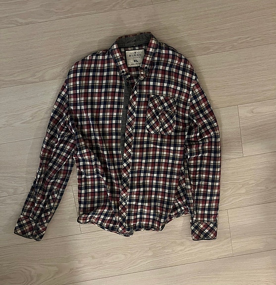 Ruudullinen paita, koko XL