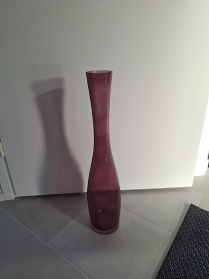 Maljakko korkea violetti lasi