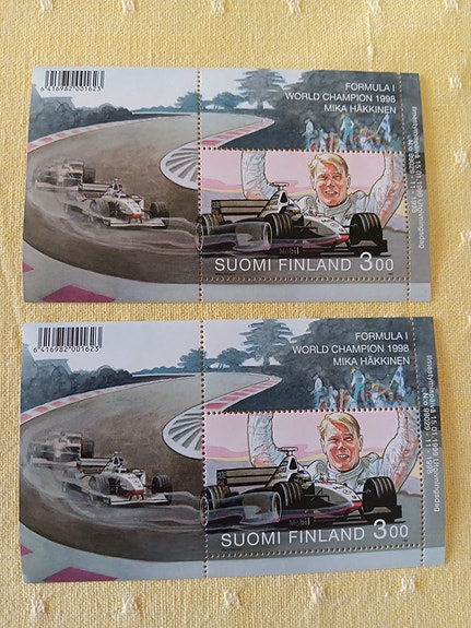 Mika Häkkinen postimerkit