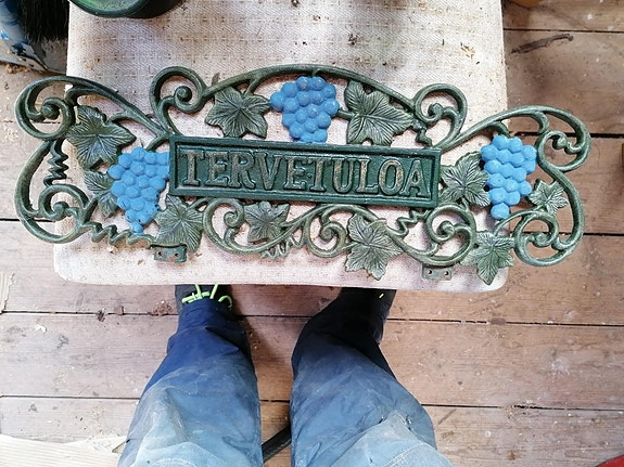 Tervetuloa kyltti