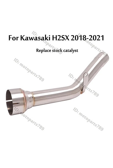 Kawasaki h2 katalysaattorin korvausputki
