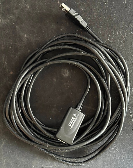 USB 2.0 A-A aktiivinen jatkokaapeli
