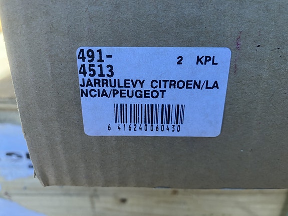 Fiat Scudo/Citroen Jumpy/Peugeot Boxer Etujarrulevyt 281mm 97-03