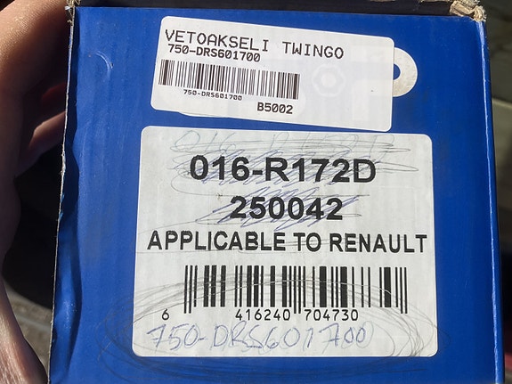 Renault Twingo I Oikea Vetoakseli 93-5/98