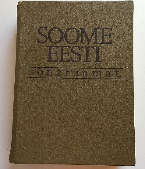 Soome eesti sonaraamat suomi viro sanakirja