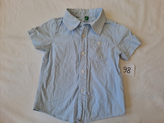 Benetton lyhythihainen kauluspaita 92 cm